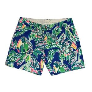 Lilly Pulitzer Toucan Tango Print Women's Shorts Size 8